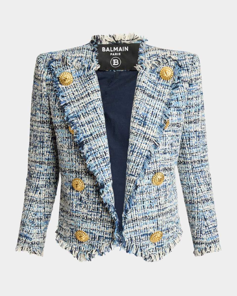 Spencer Side-To-Side Tweed Jacket